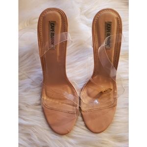 Cape Robbin Size 11 Clear Heels